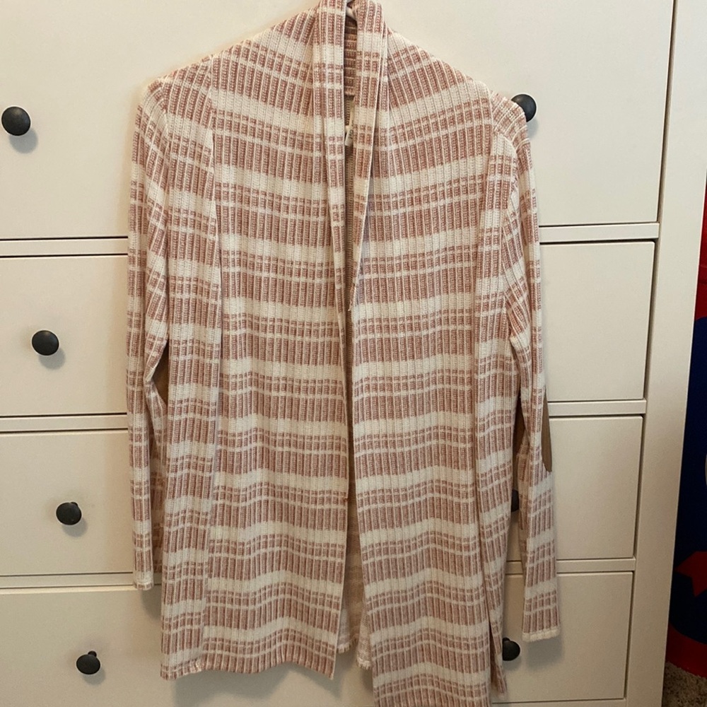 Bo-bel wrap sweater with elbow patches